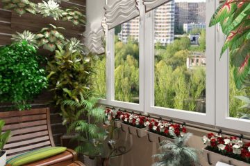 зимний сад на балконе