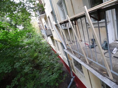 ремонт балкона в хрущёвке